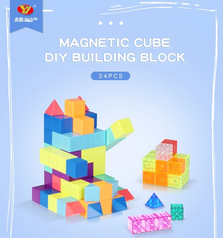 MAGNETIC BUILDING BLOCK 34PCS