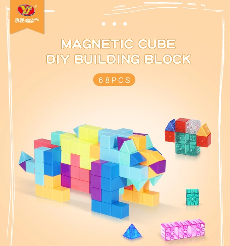 MAGNETIC BUILDING BLOCK 68PCS