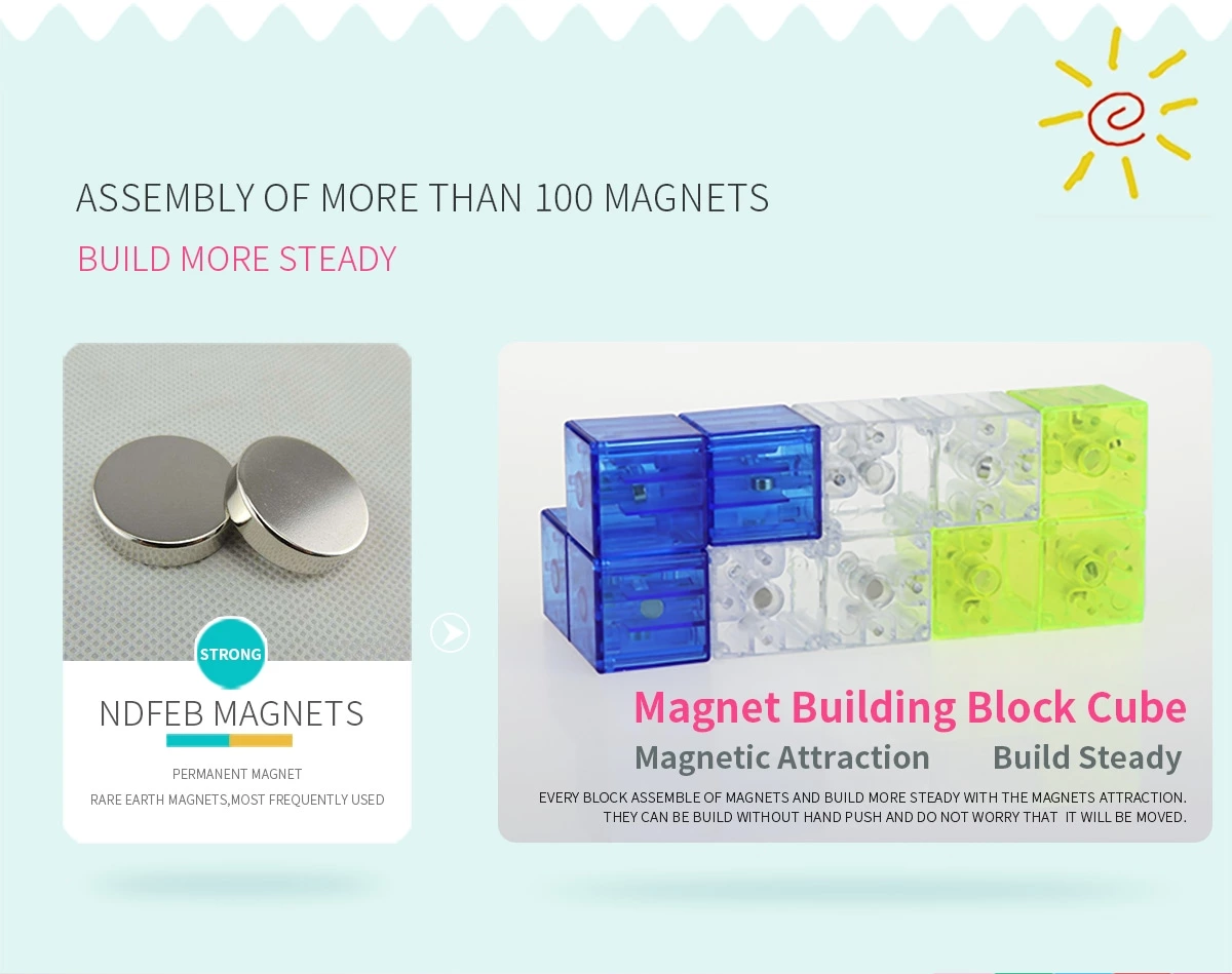 MAGNETIC BUILDING BLOCK 7PCS