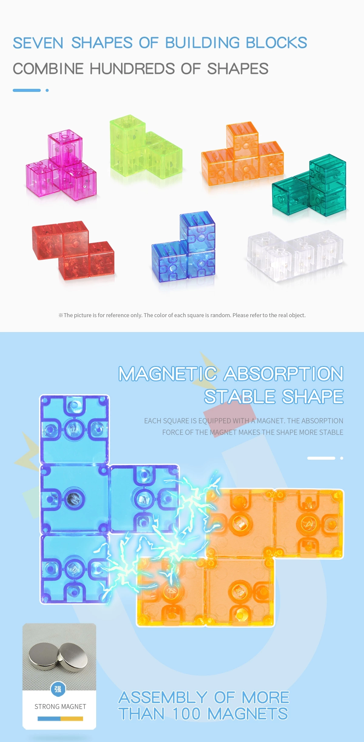 MAGNETIC BUILDING BLOCK 7PCS